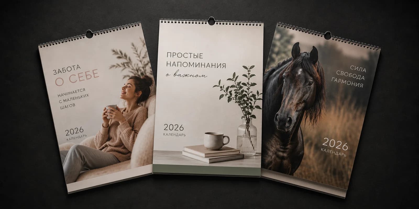 Настенный календарь с фирменной печатью