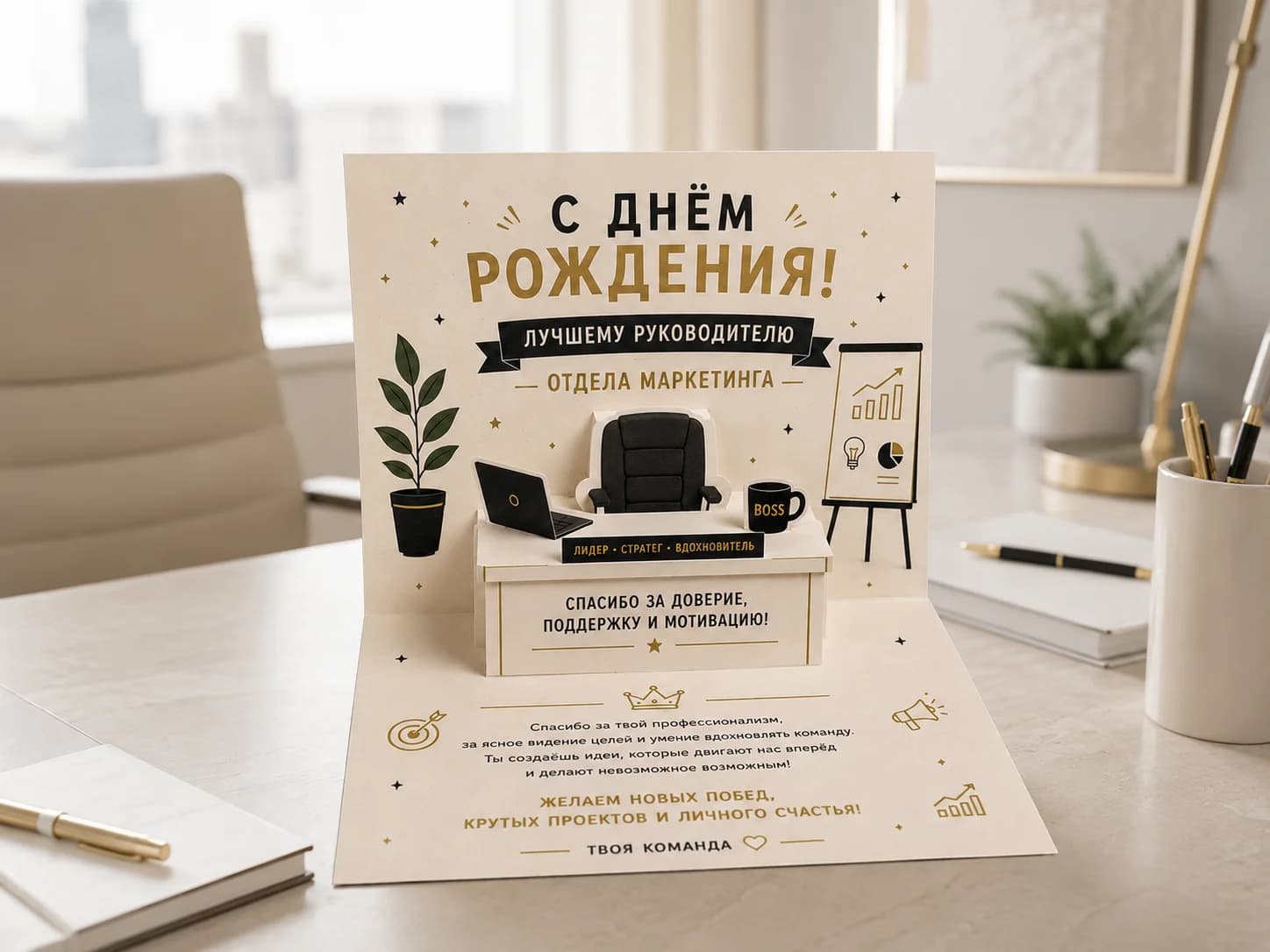 Печатный процесс Brand-X для деталей открытки и вложений