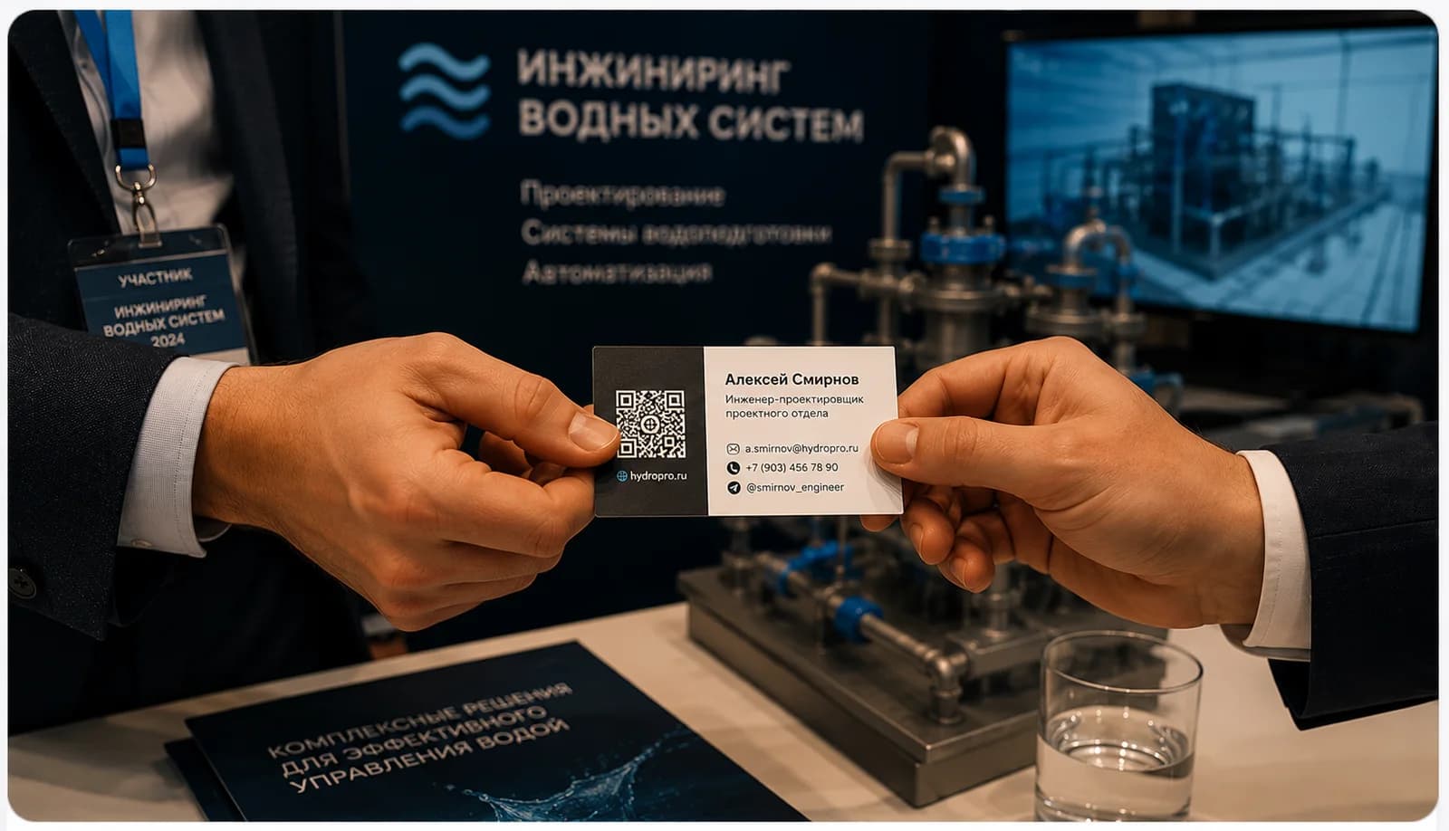 Персональные визитки для деловых встреч и нетворкинга