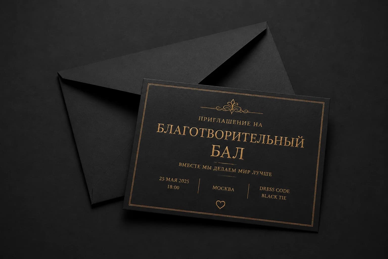 Приглашения и открытки с премиальной отделкой