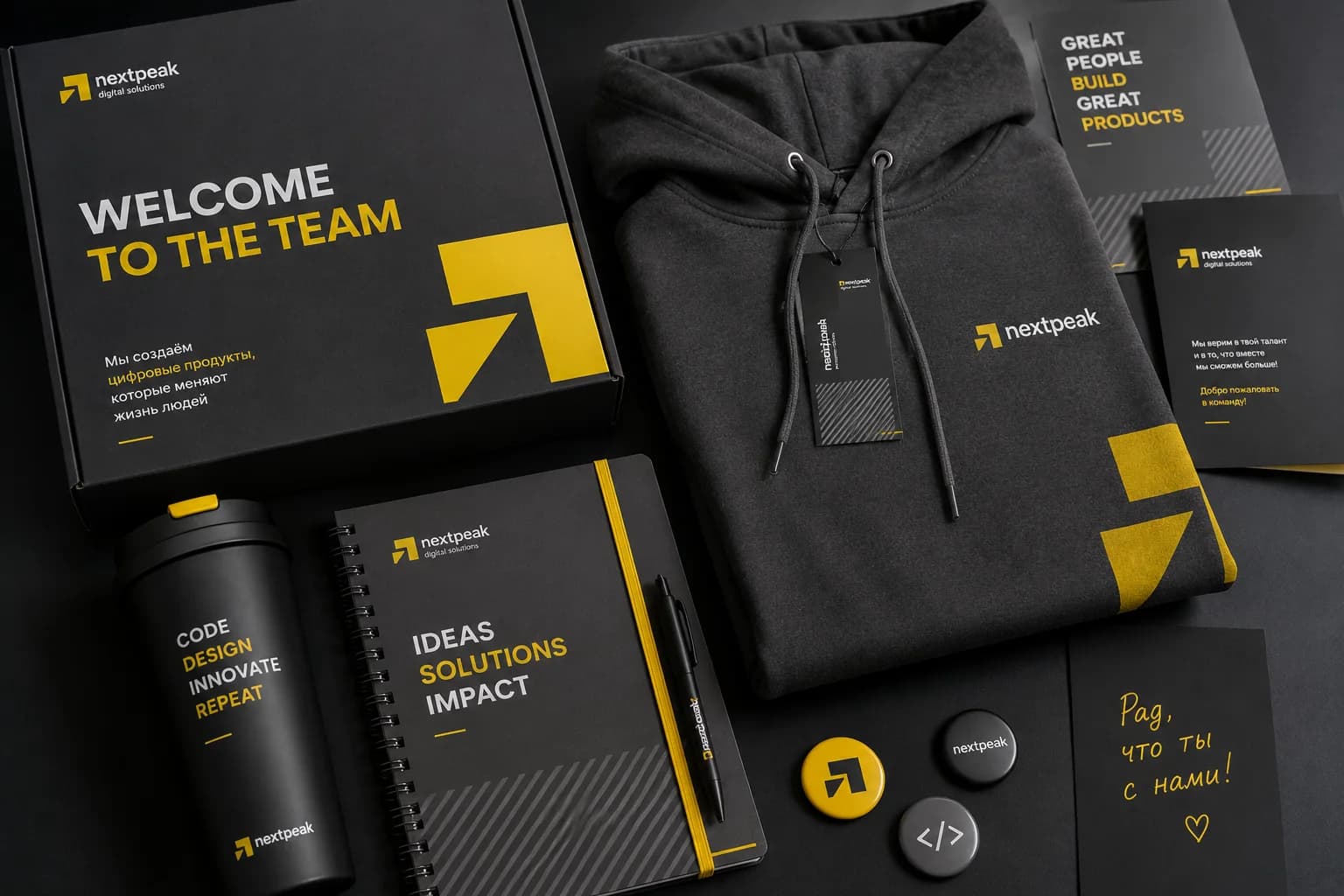 Корпоративные футболки с принтом Brand-X