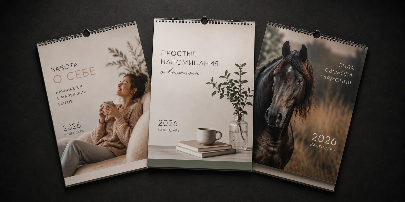 Настенный календарь с фирменной печатью