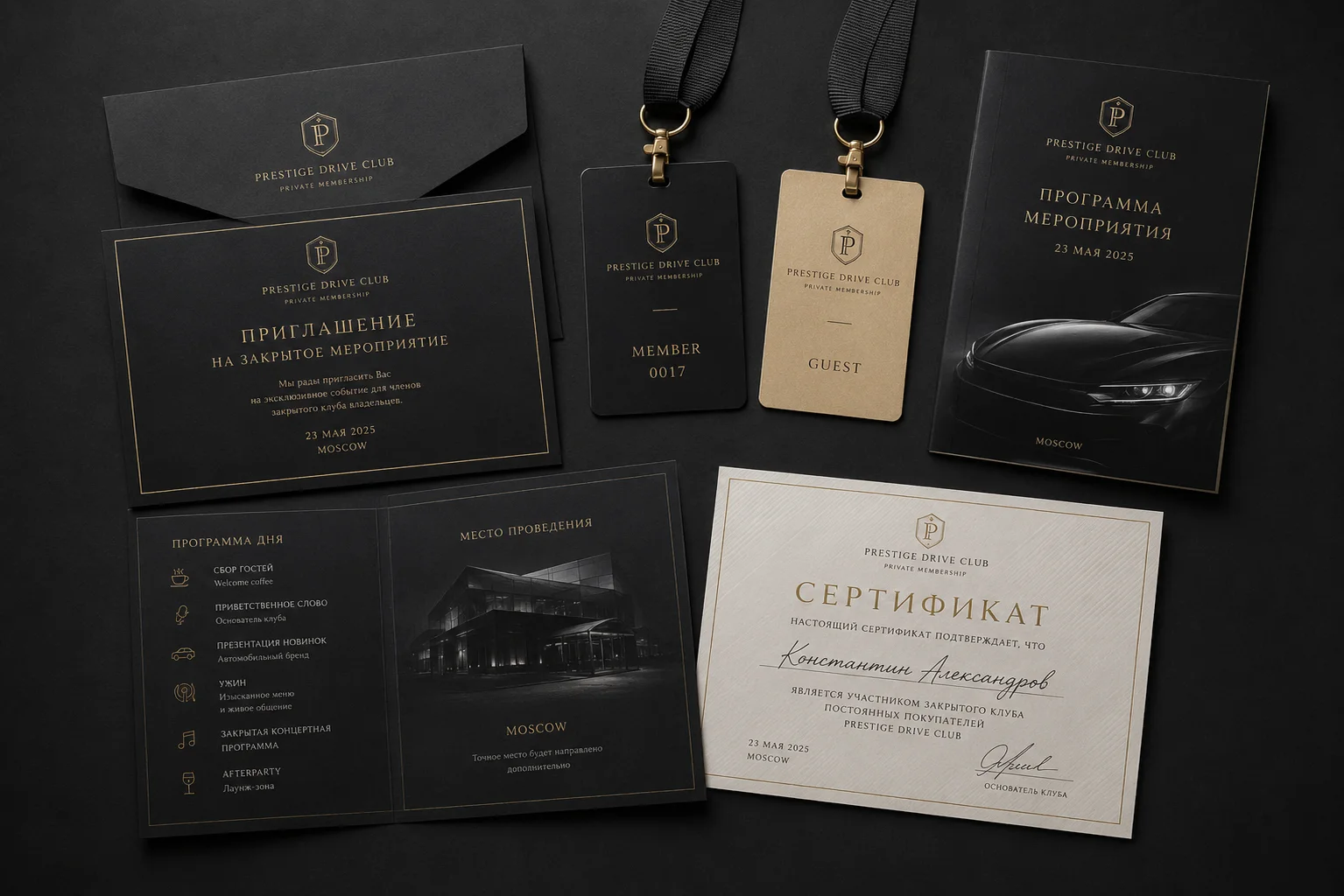 Приглашения, открытки и event-полиграфия Brand-X